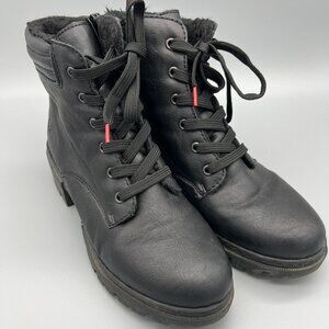 Rieker Hadiya 76842 warm lined lace up ankle boots. Sz 9.5/EU 41